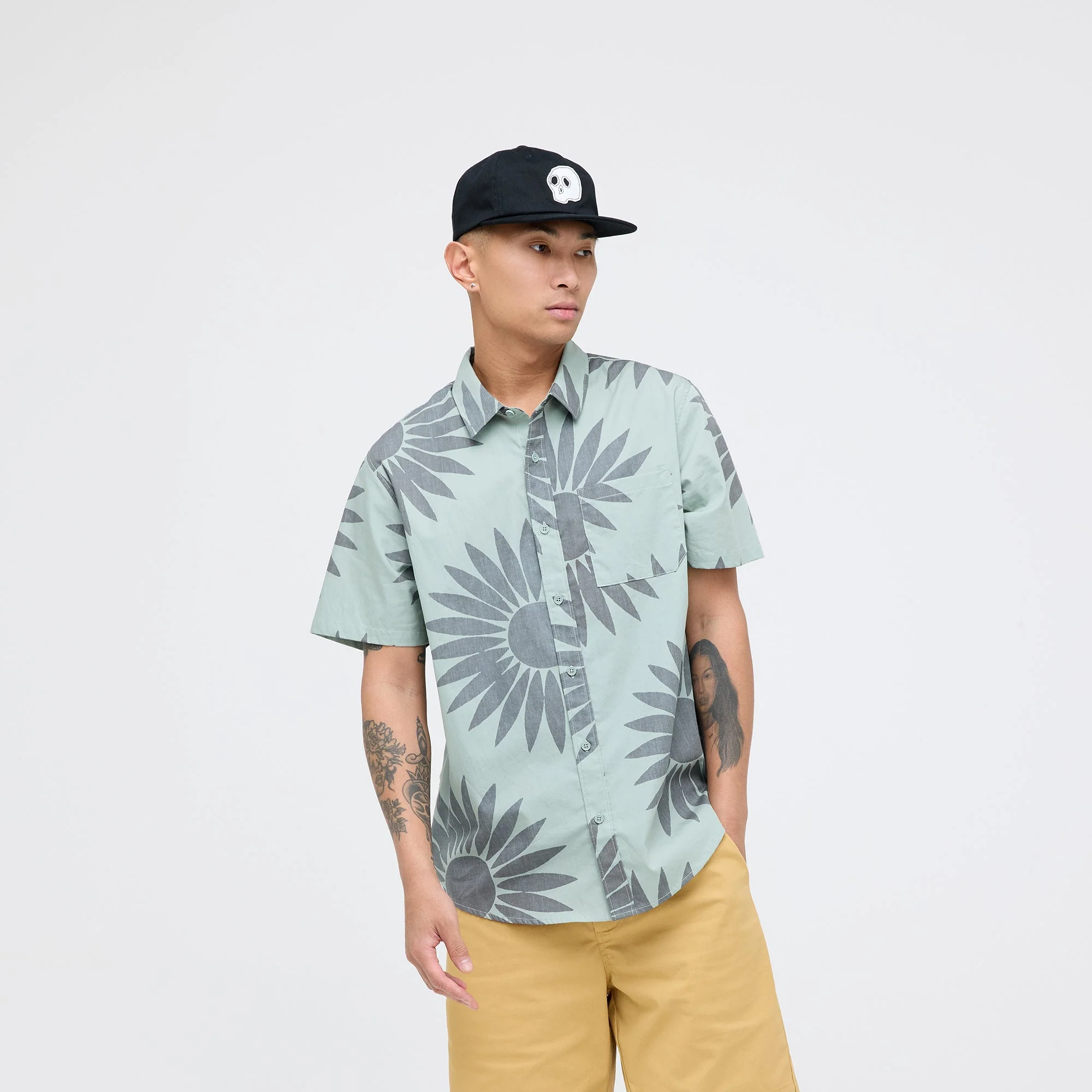 BALES BUTTON UP T-SHIRT