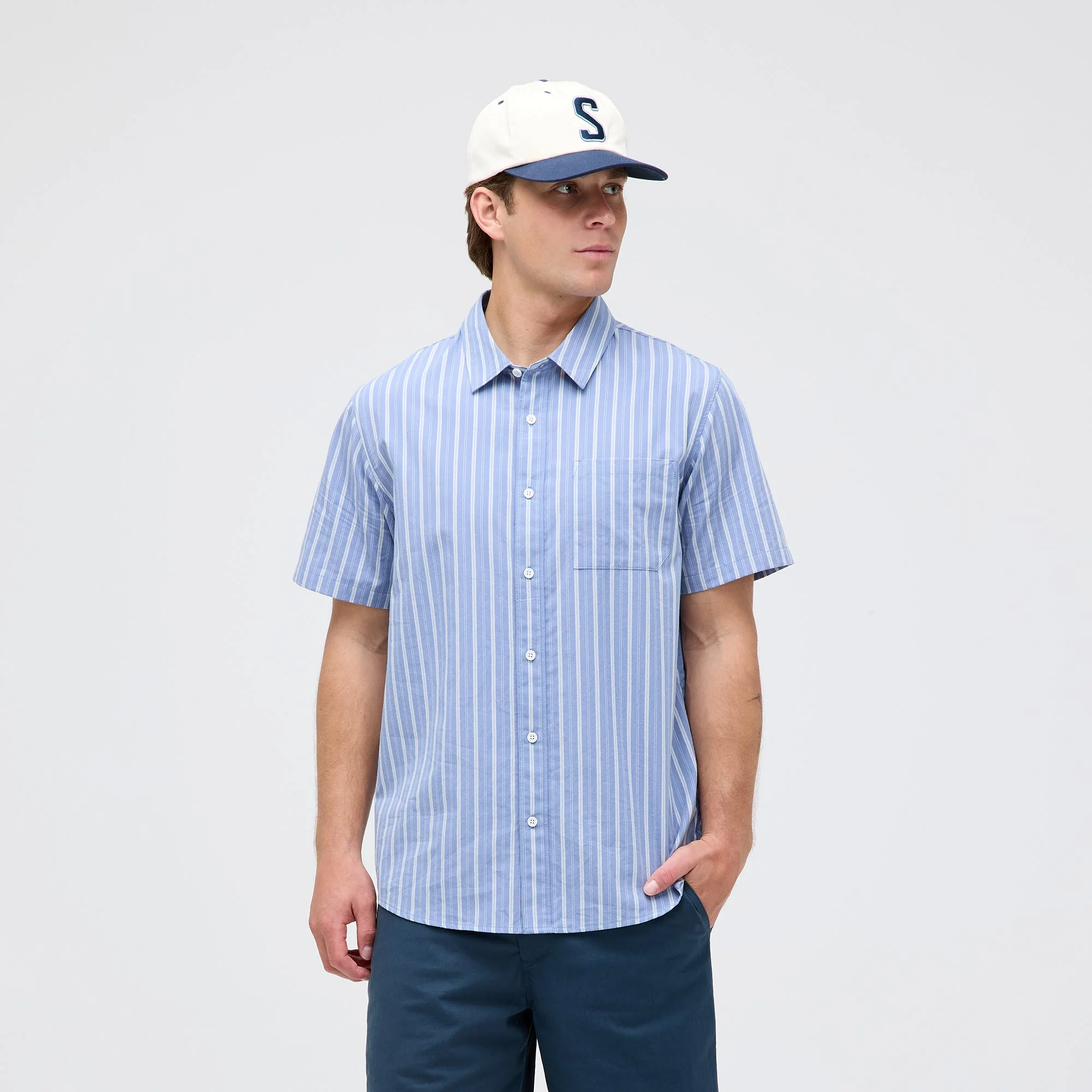 BALES BUTTON UP T-SHIRT