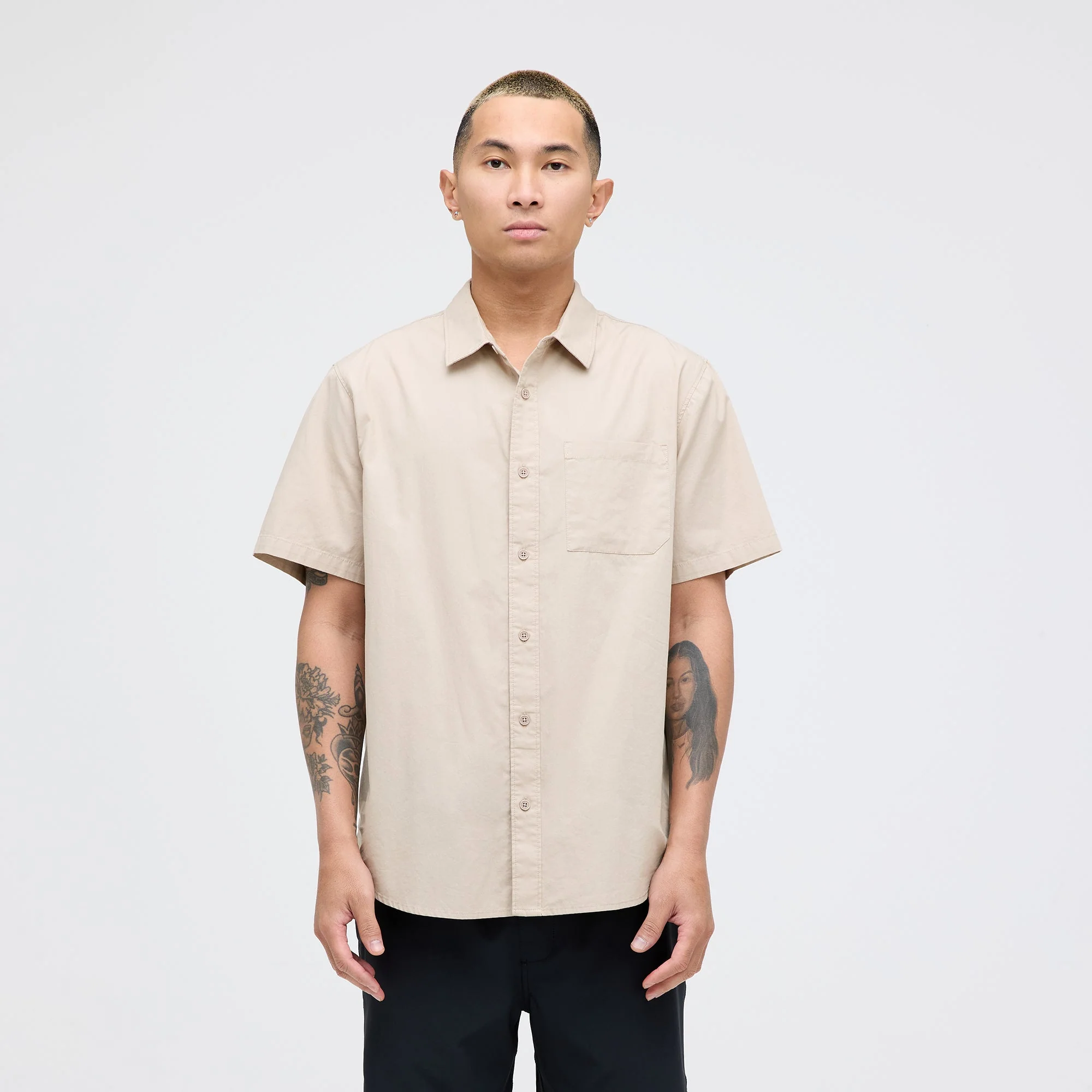 BALES BUTTON UP T-SHIRT