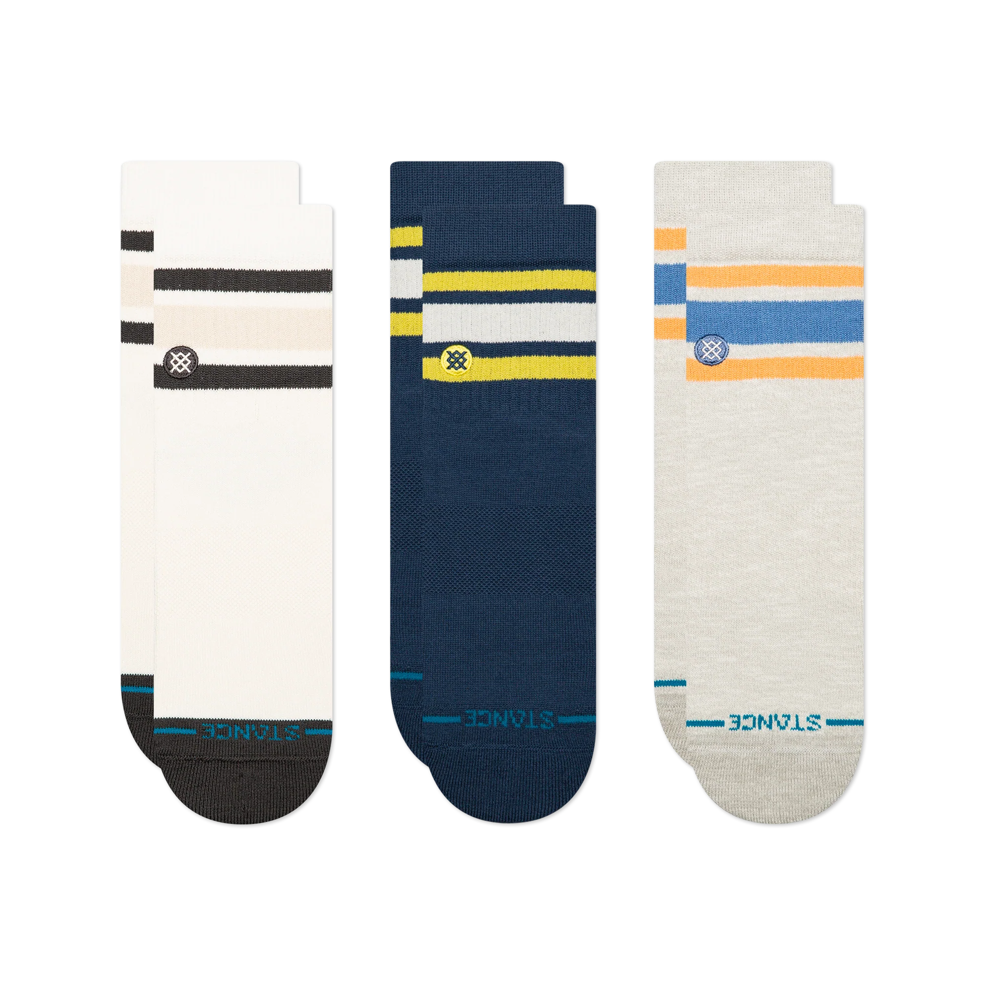 BOYD QUARTER SOCK 3 PACK