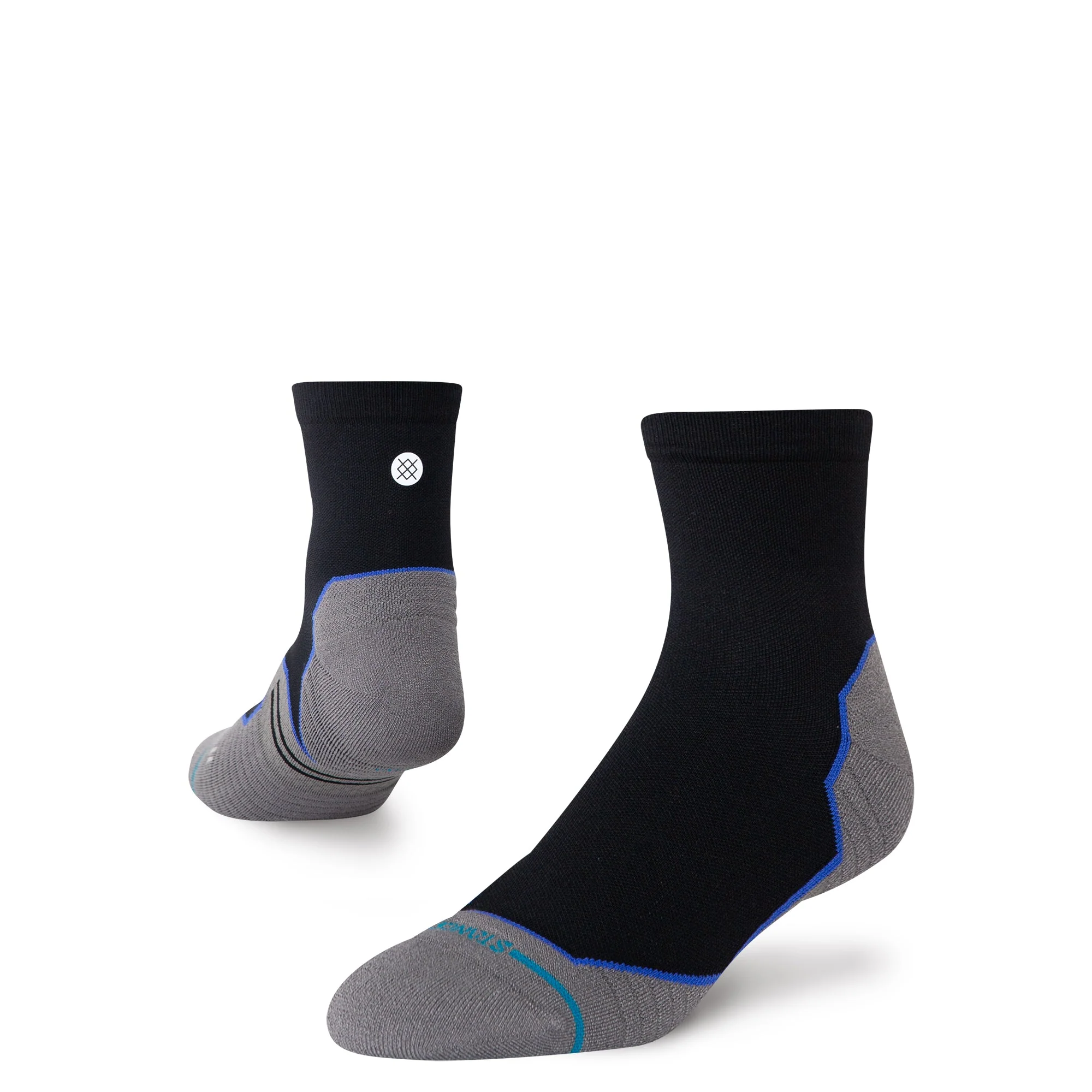 CONTRAST SEAM LIGHT QUARTER SOCK