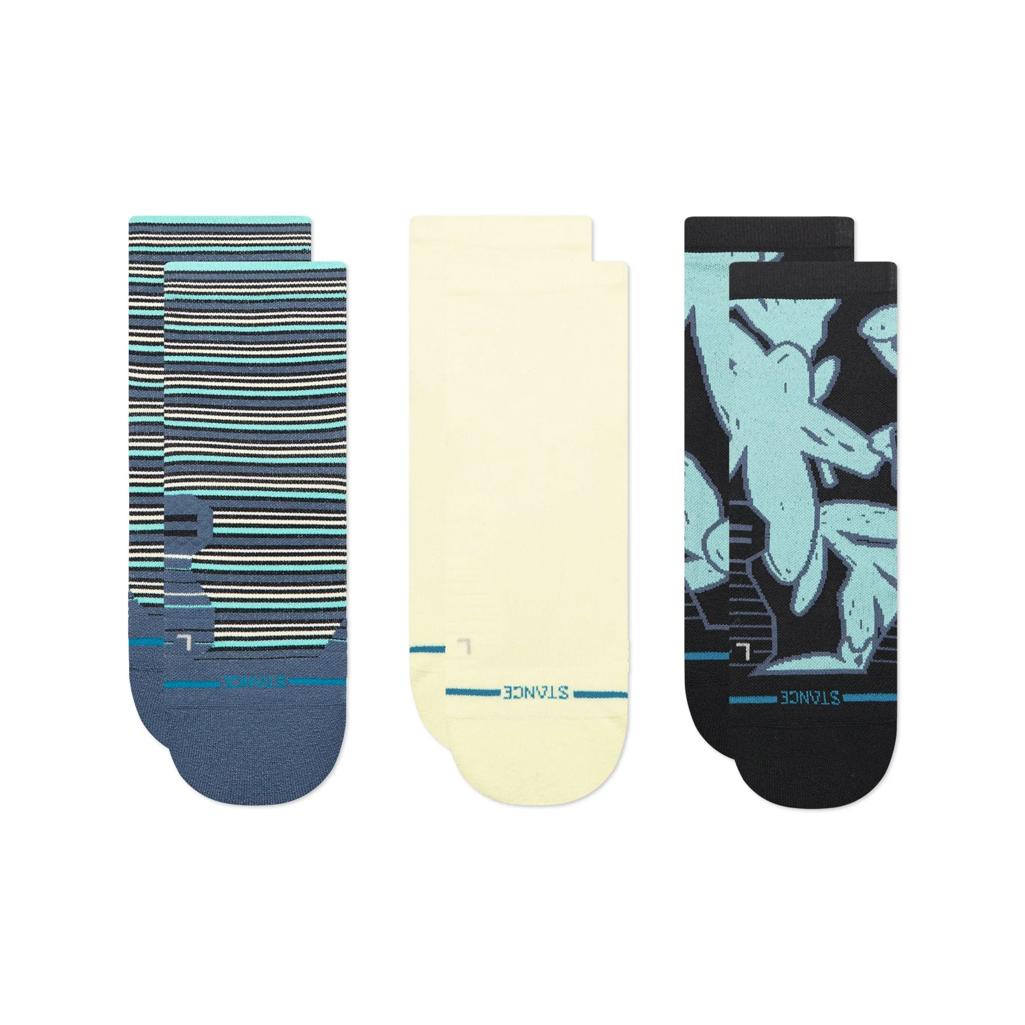 CRUSADE LIGHT QUARTER SOCK 3 PACK