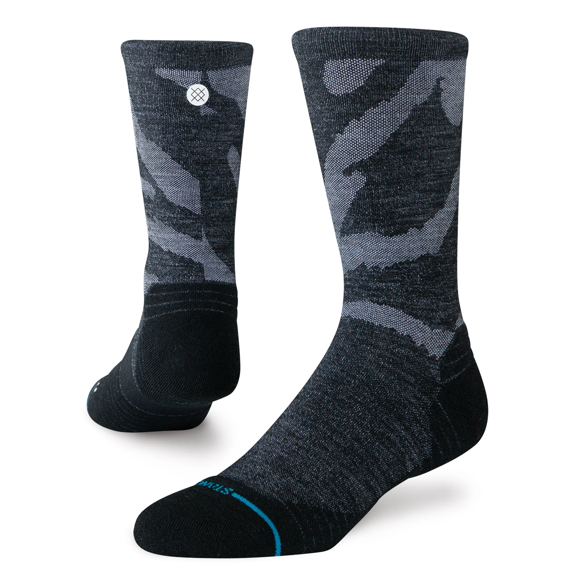 DIGI DASH LIGHT WOOL CREW SOCK