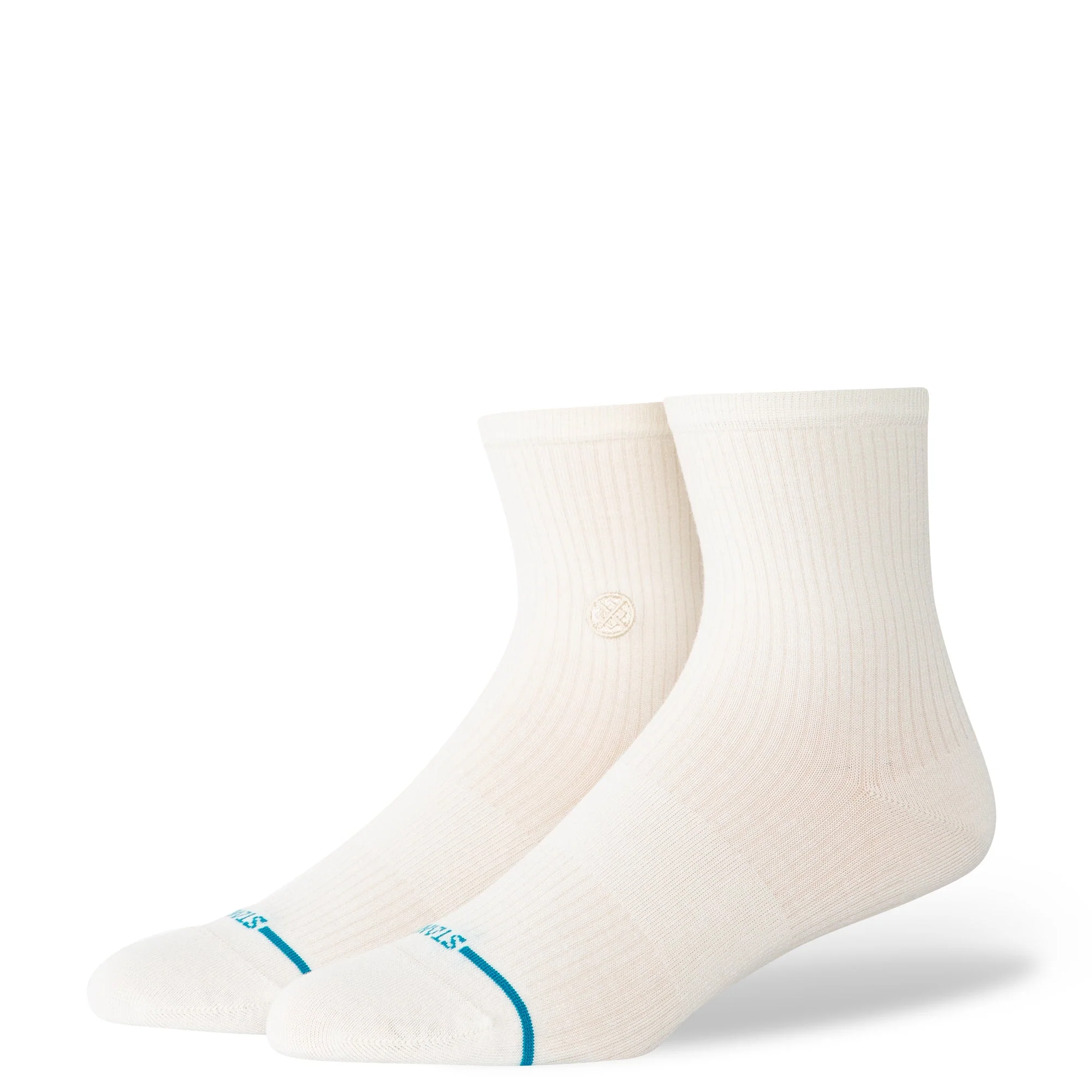 FINE RIB QUARTER SOCK - Image 2