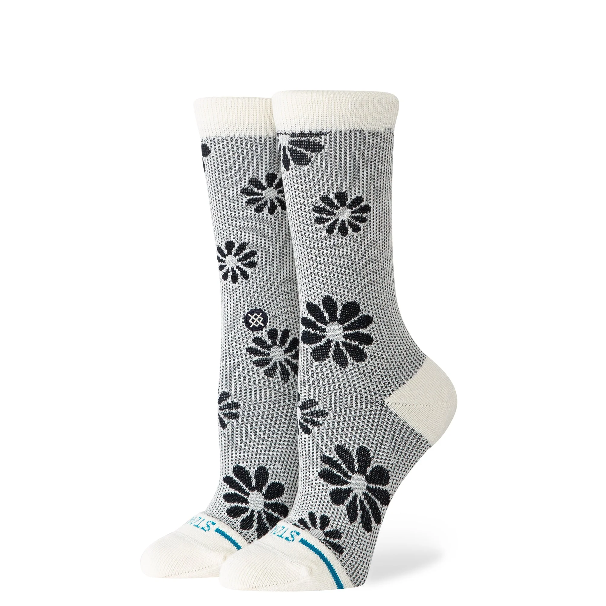 FLORAL STITCH CREW SOCK - Image 2