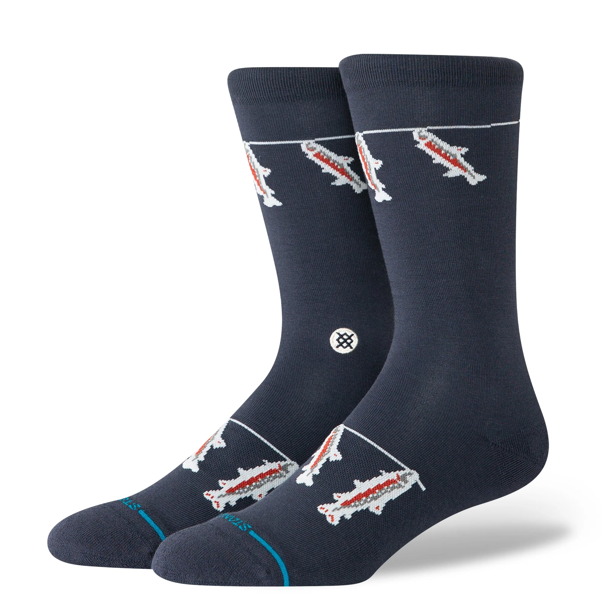 GONE FISHIN CREW SOCK