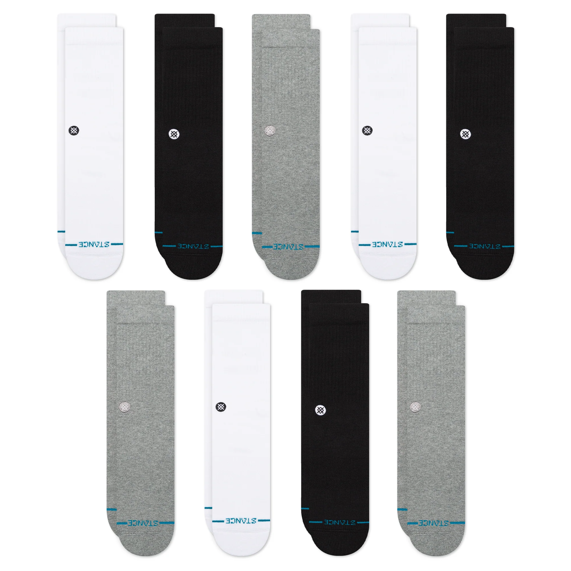 ICON CREW SOCK 9 PACK