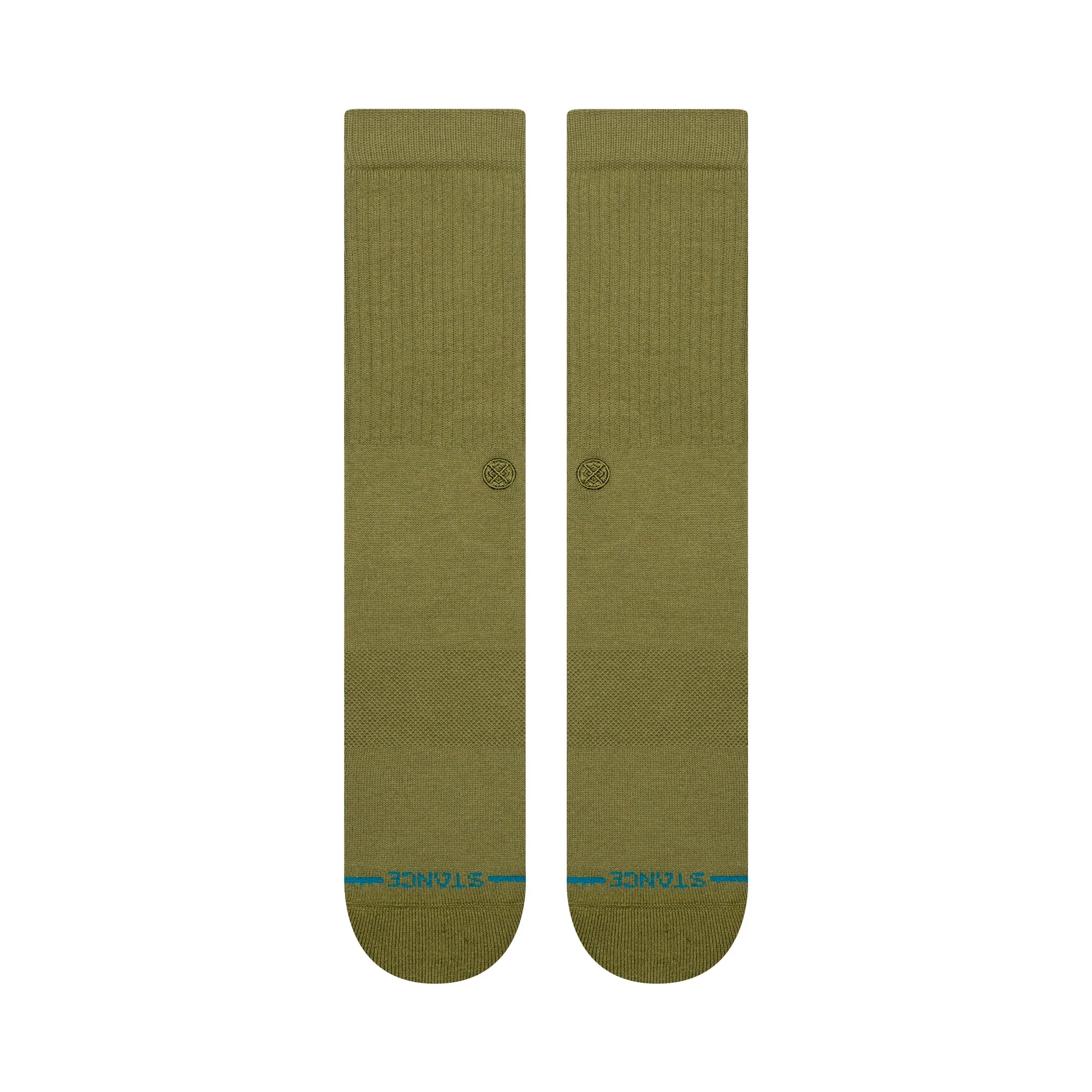 ICON CREW SOCK Pack of 6 Olive - Image 3