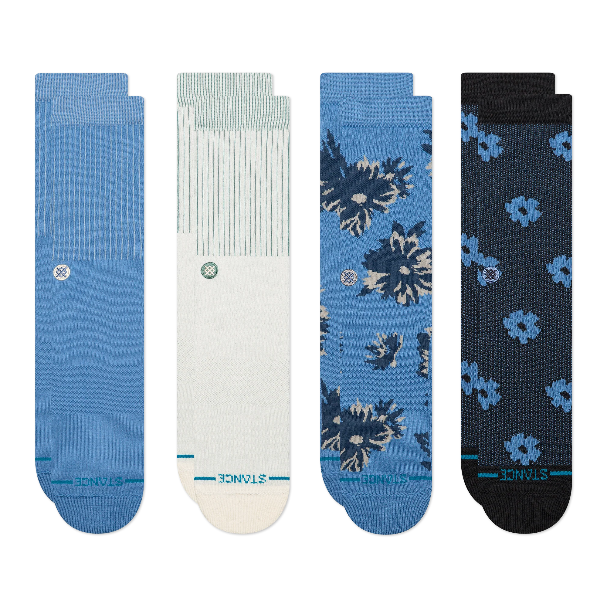 ICON POP AND LIFESTYLE CREW SOCK 4 PACK