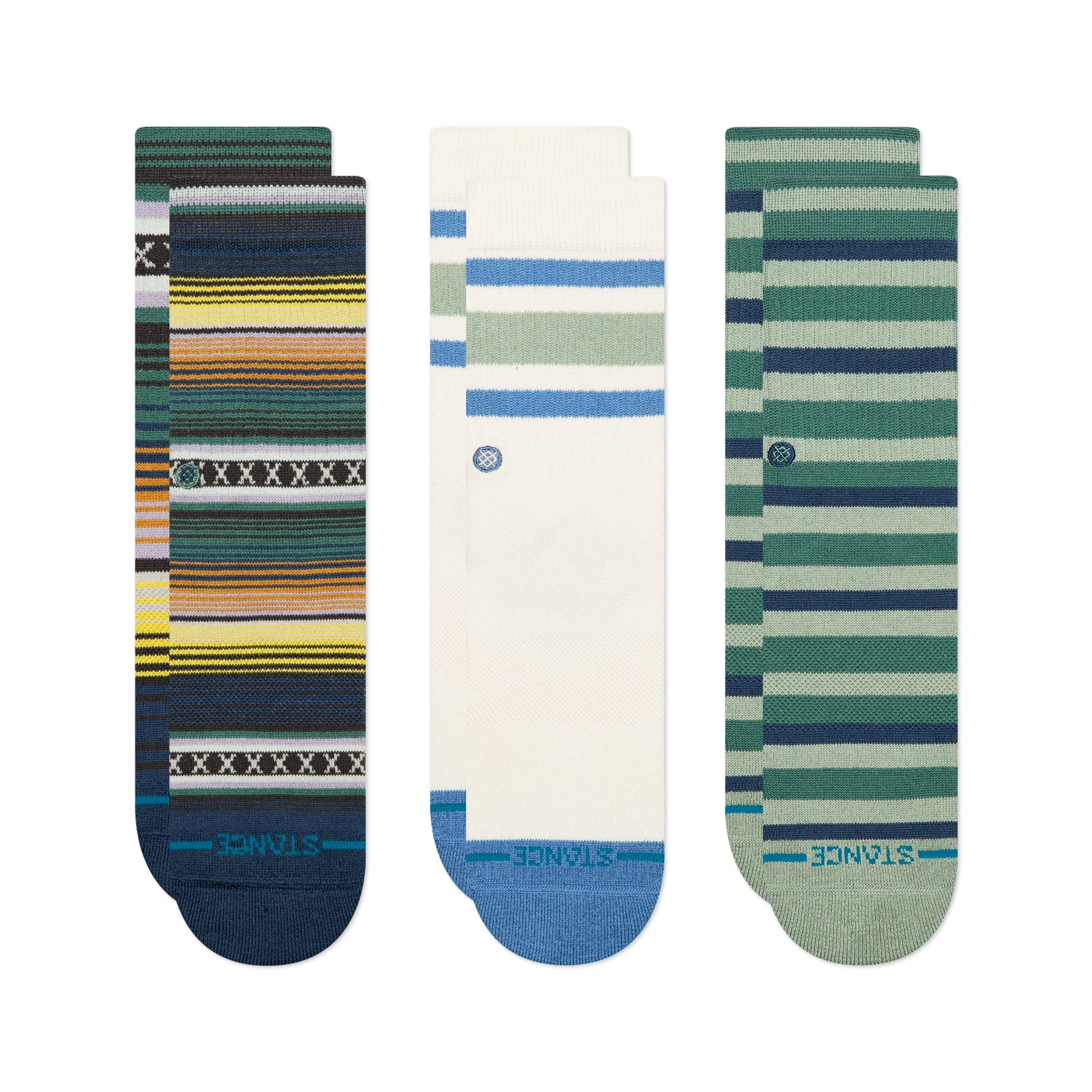 KIDS MIX STRIPE SOCK 3 PACK