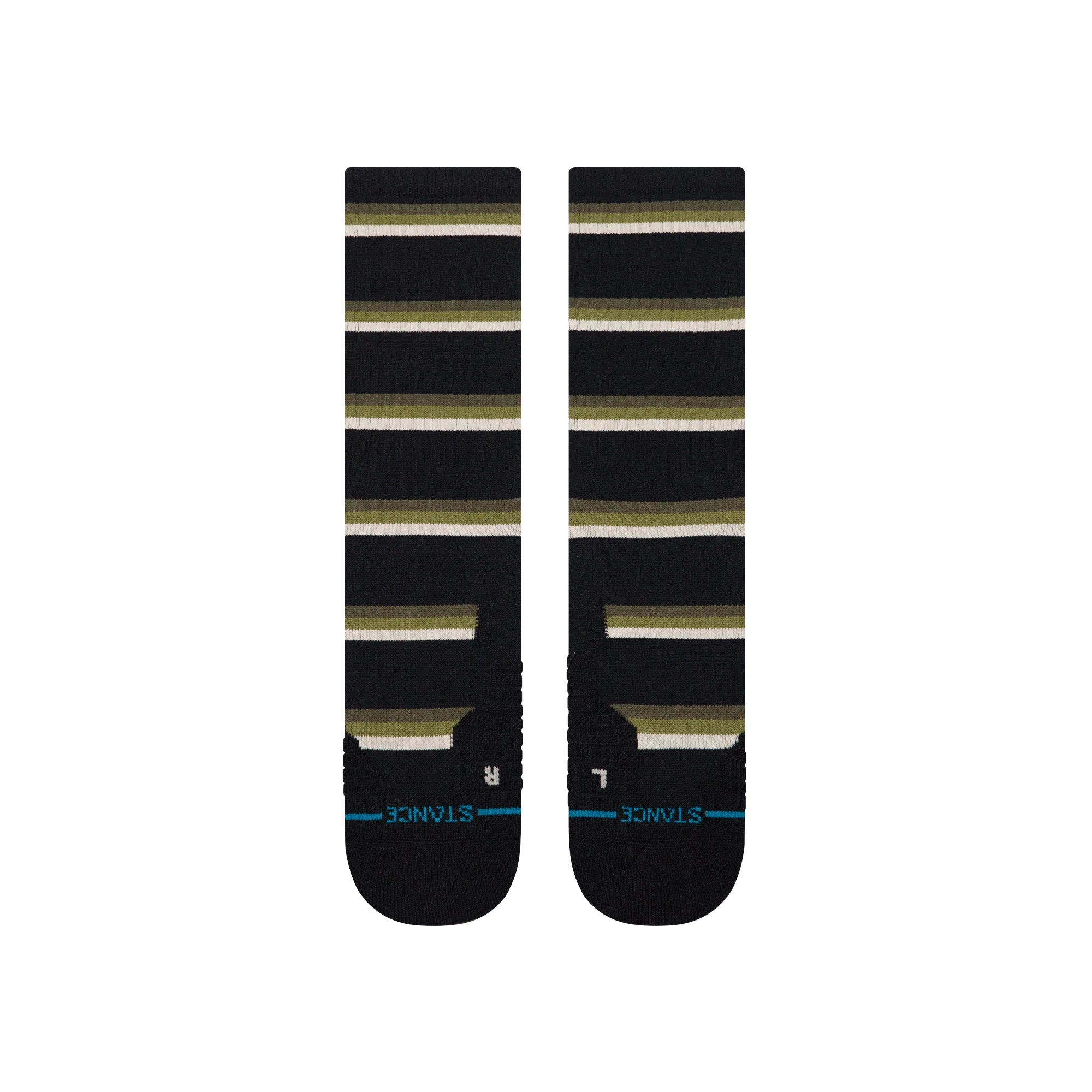 MULTISTRIPE MID RIBBED CREW SOCK - Image 2