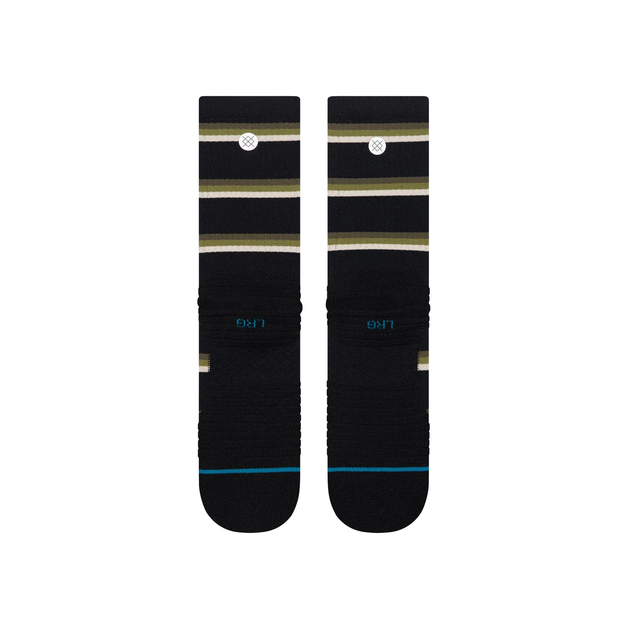 MULTISTRIPE MID RIBBED CREW SOCK - Image 3
