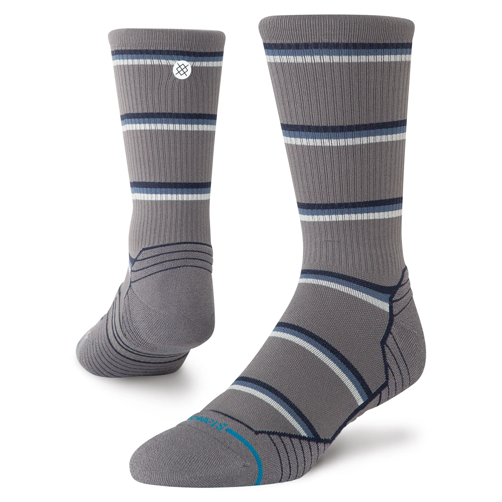 MULTISTRIPE RUN RIBBED CREW SOCK