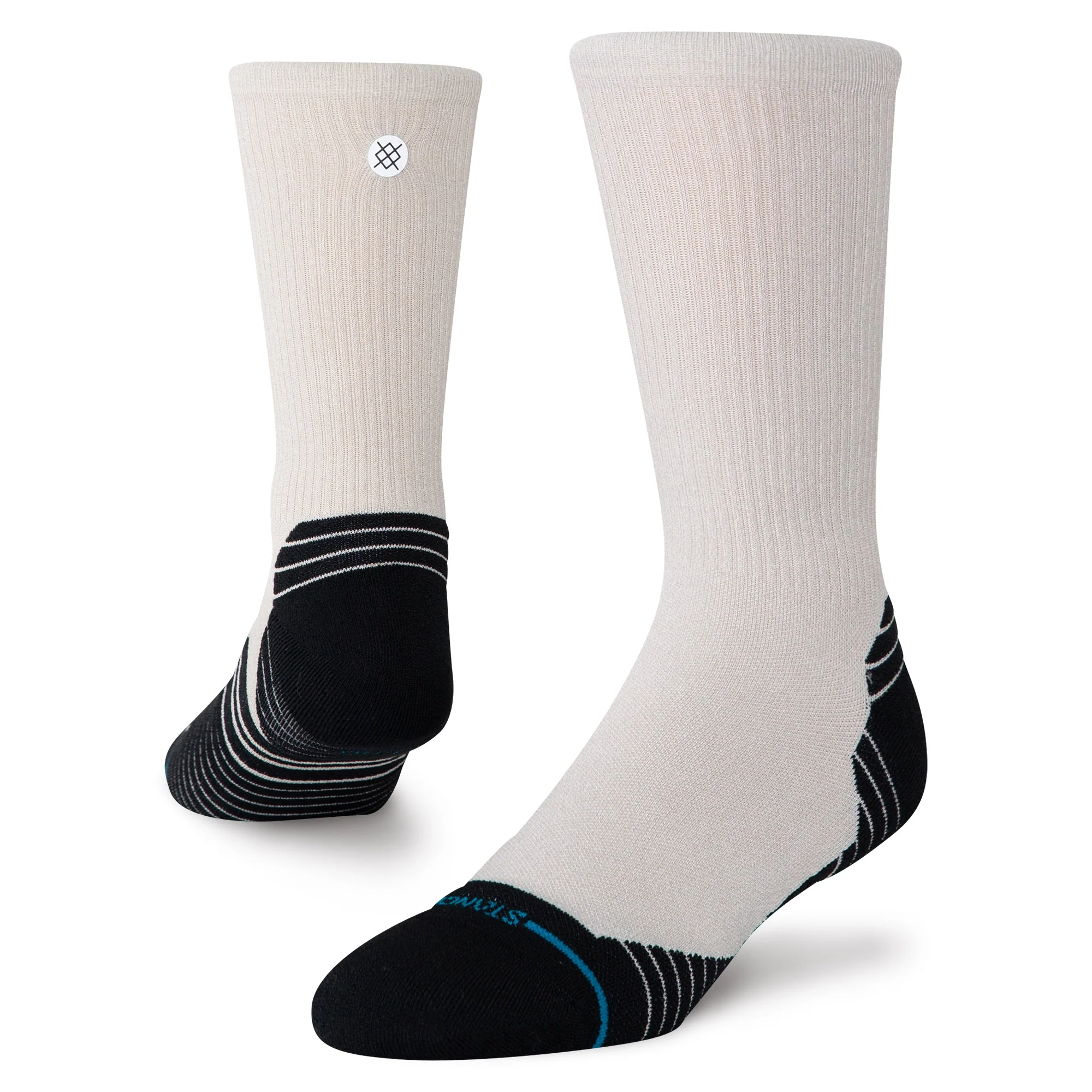 RIBBED RUN LIGHT CREW SOCK