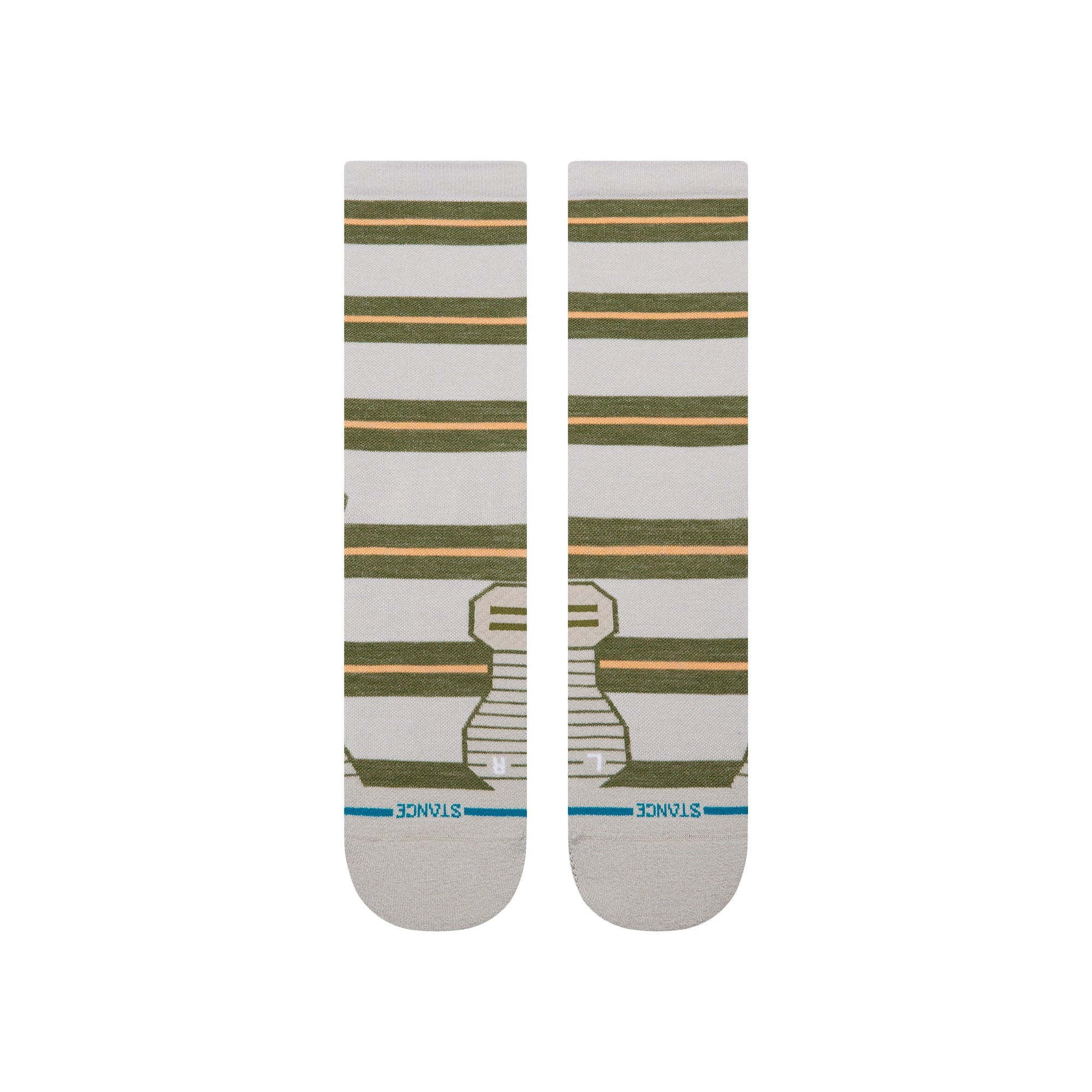 STRIPED IT LIGHT WOOL CREW SOCK - Image 2