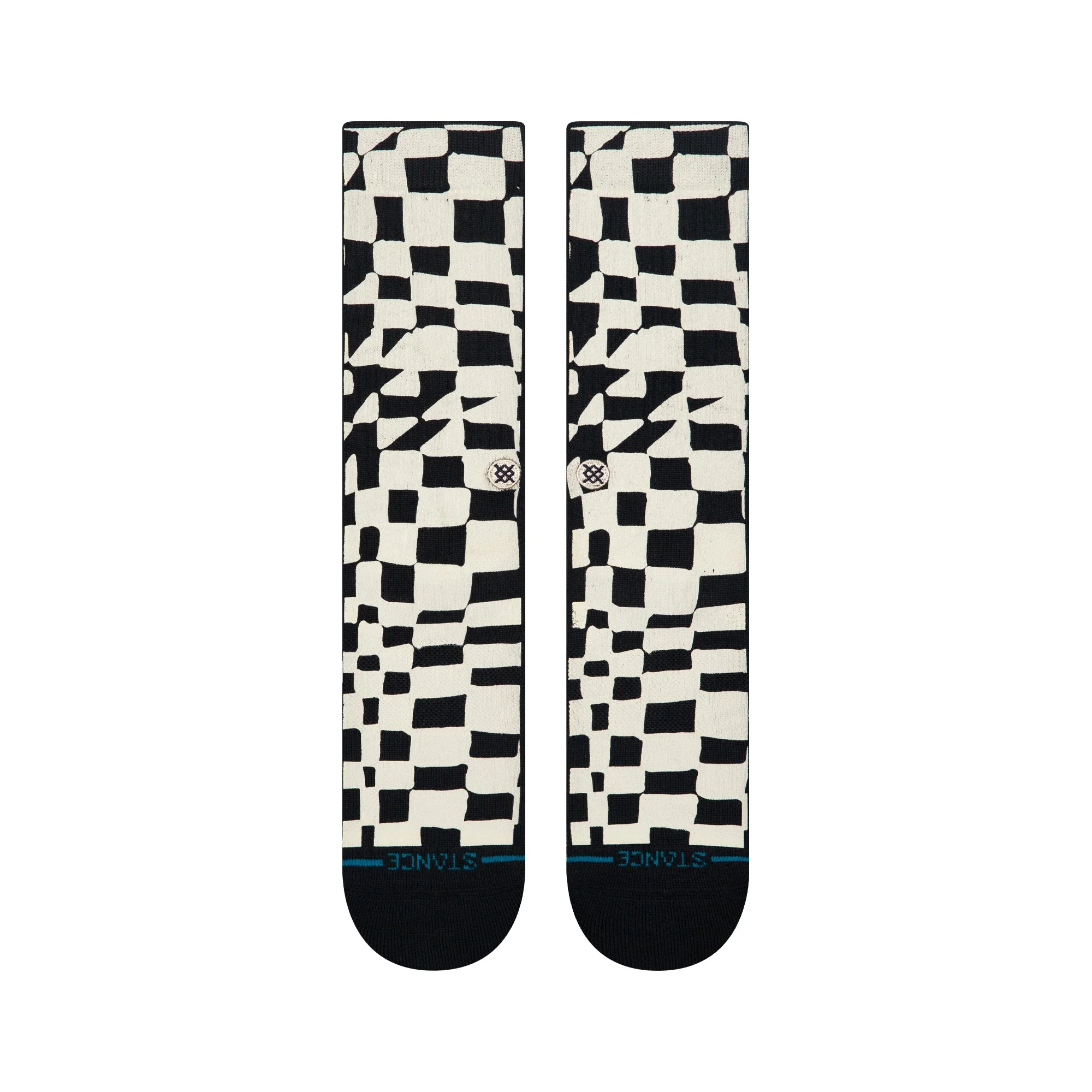 WAVE CHECK CREW SOCK - Image 2