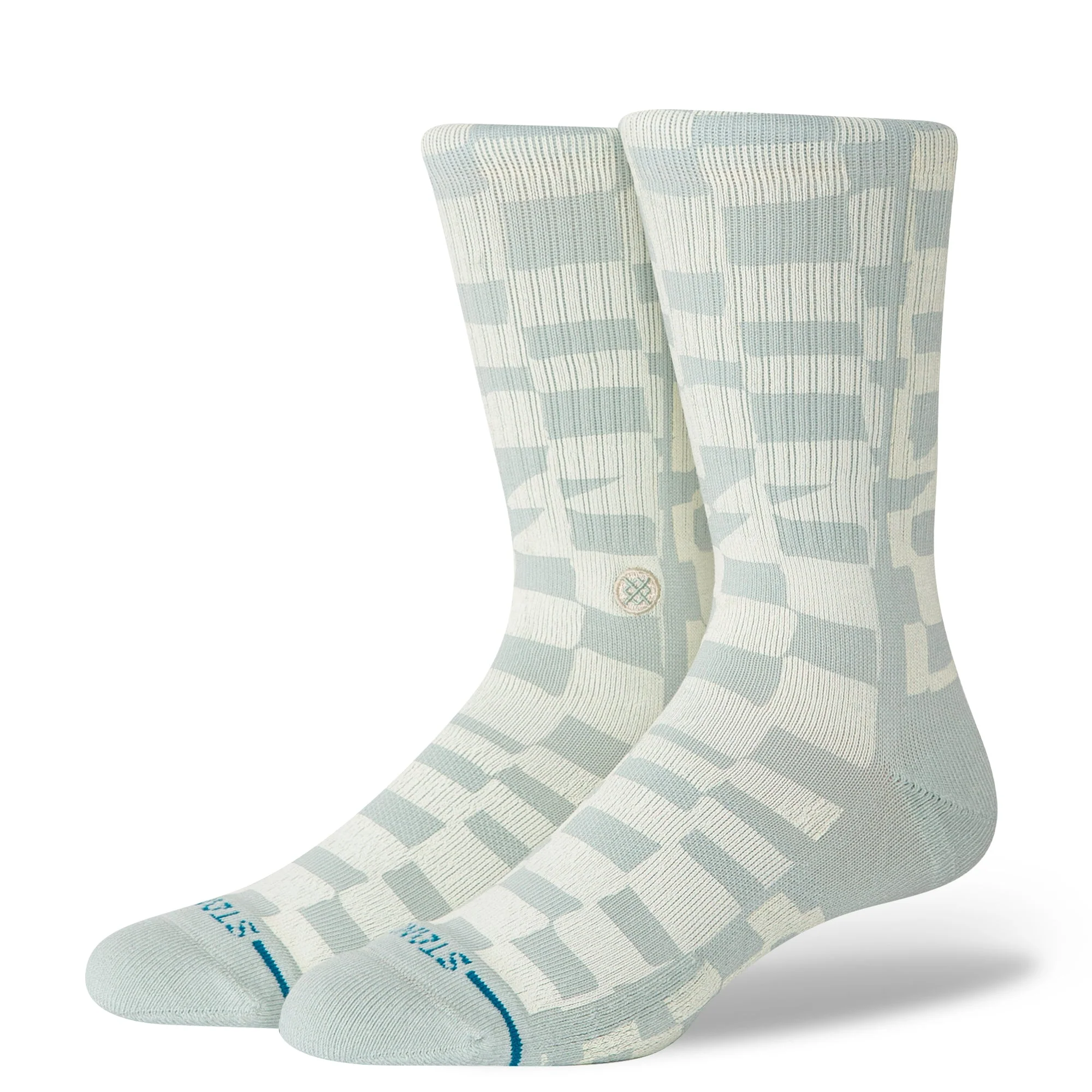 WAVE CHECK CREW SOCK