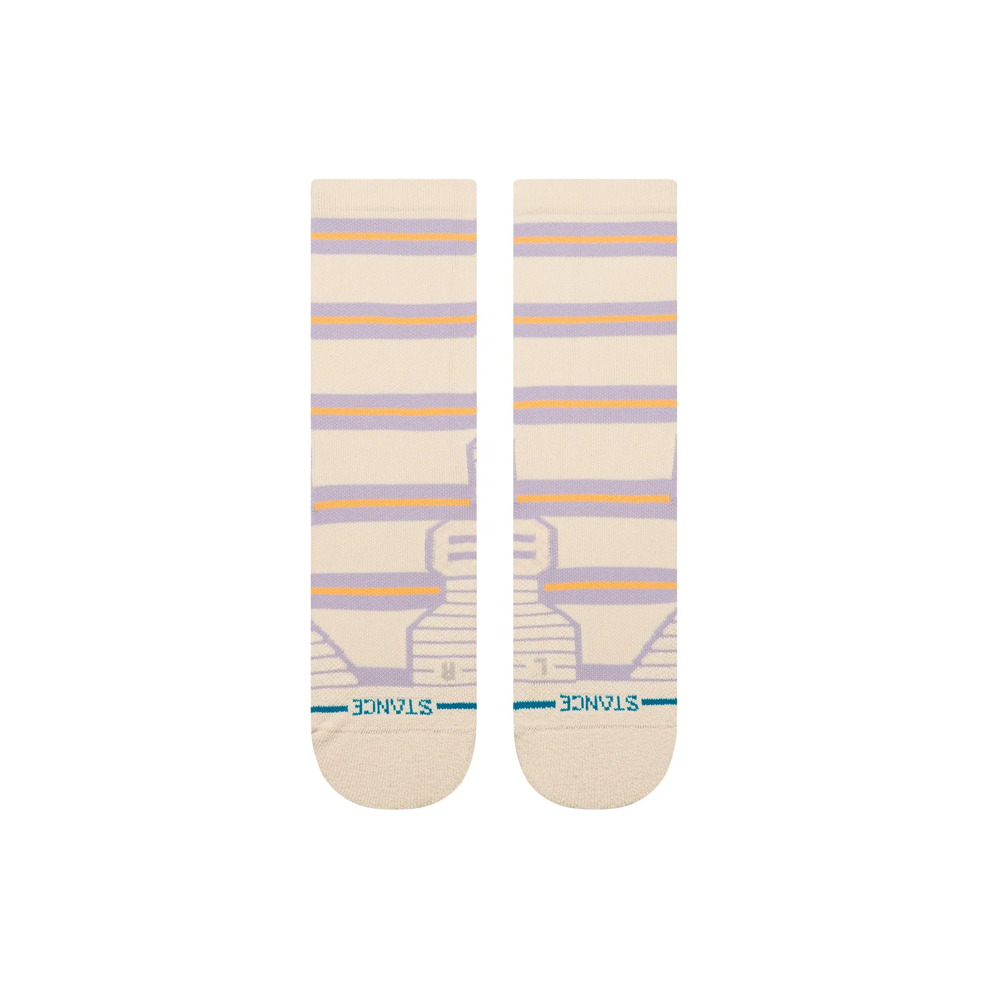 WOMENS BEAM STRIPE MID CREW SOCK - Image 3