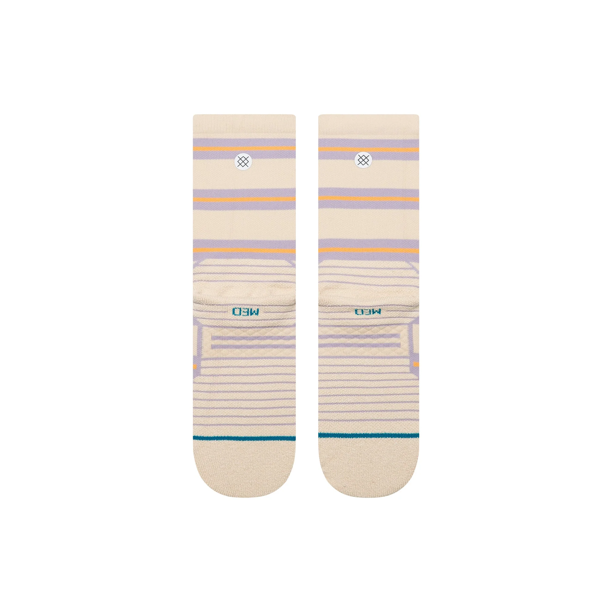 WOMENS BEAM STRIPE MID CREW SOCK - Image 4