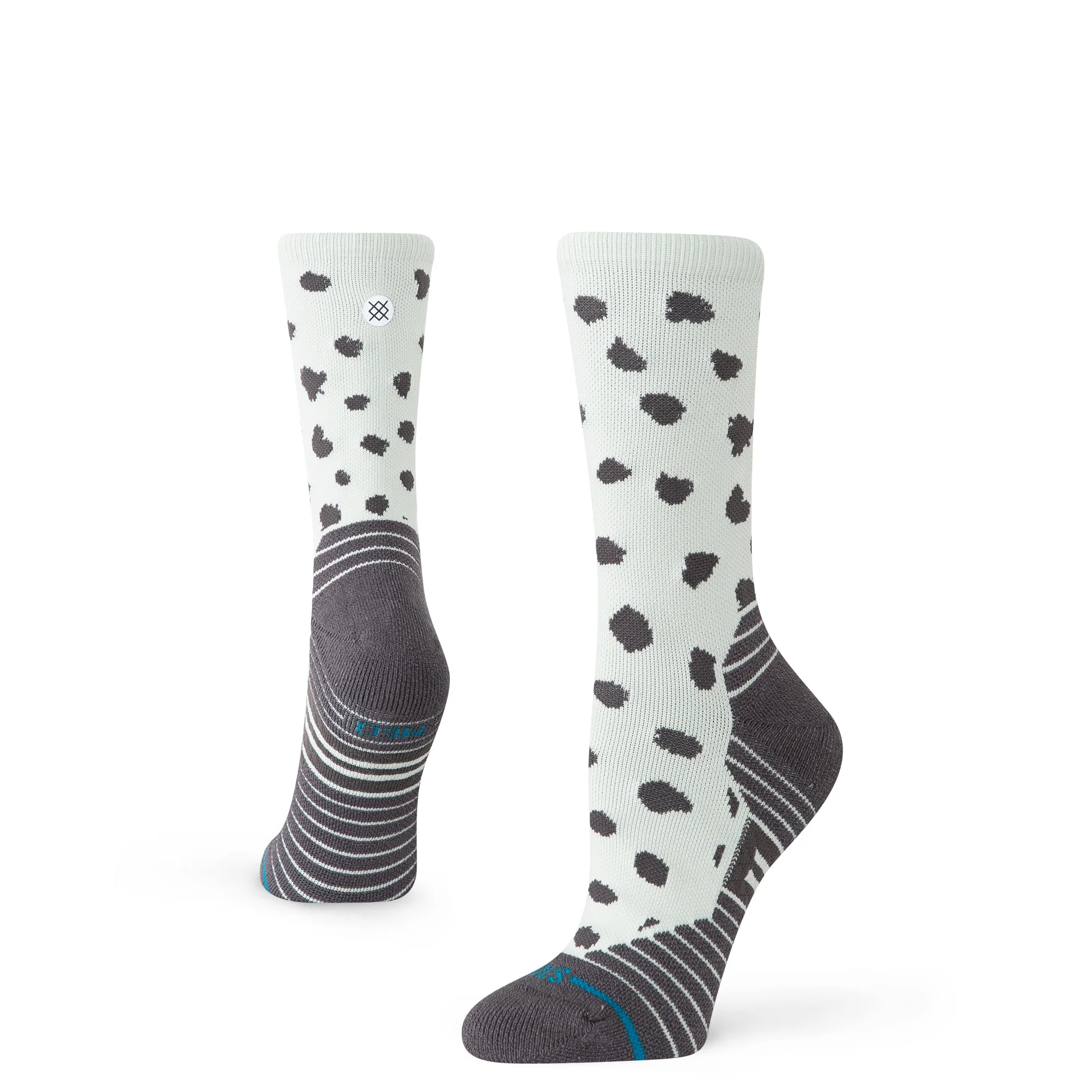 WOMENS LEOPARD MID CREW SOCK