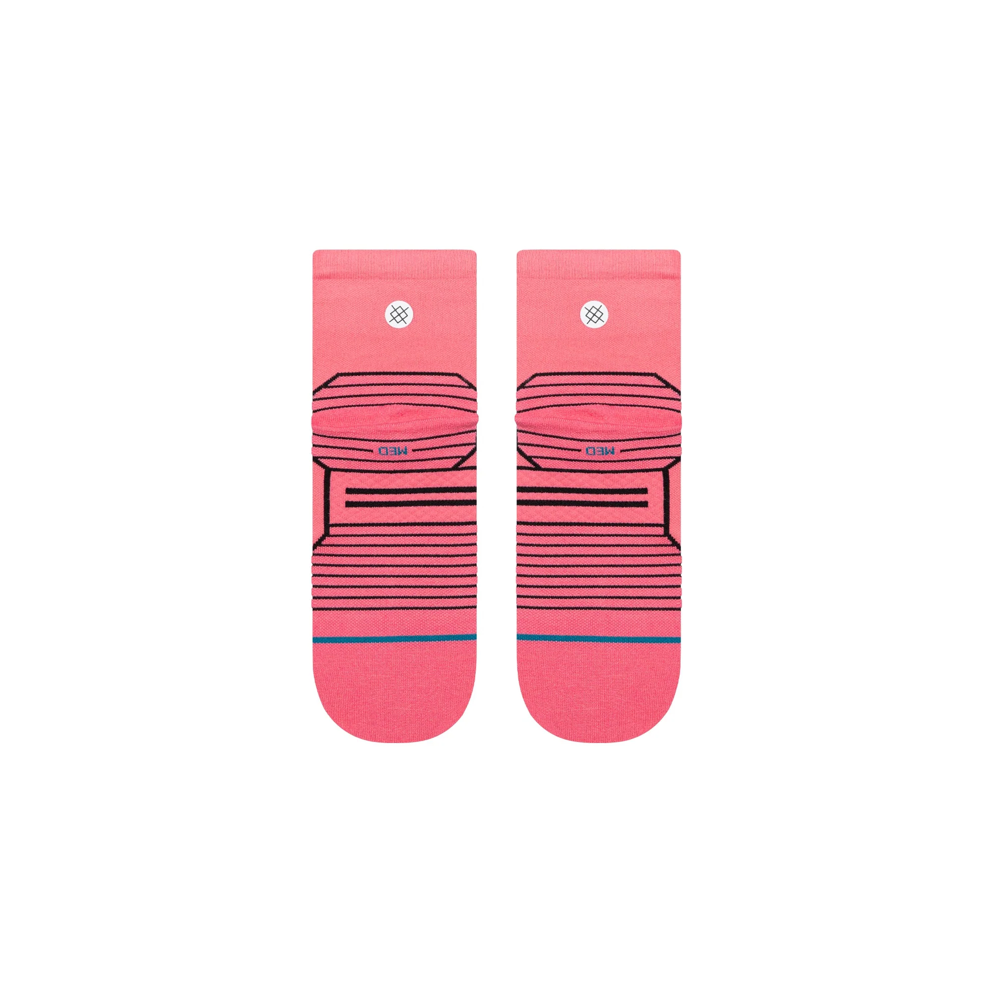 WOMENS VARIEGATED ULTRA LIGHT QUARTER SOCK - Image 4